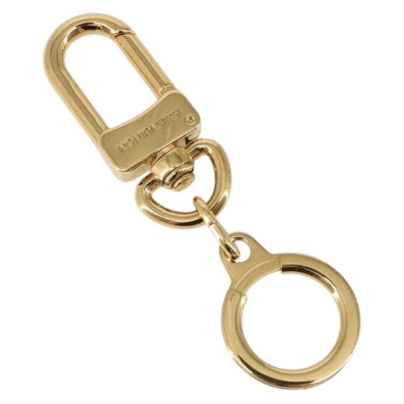 LOUIS VUITTON Anneau Cles Key Holder metal Gold Tone M62694 LV Auth bs29148